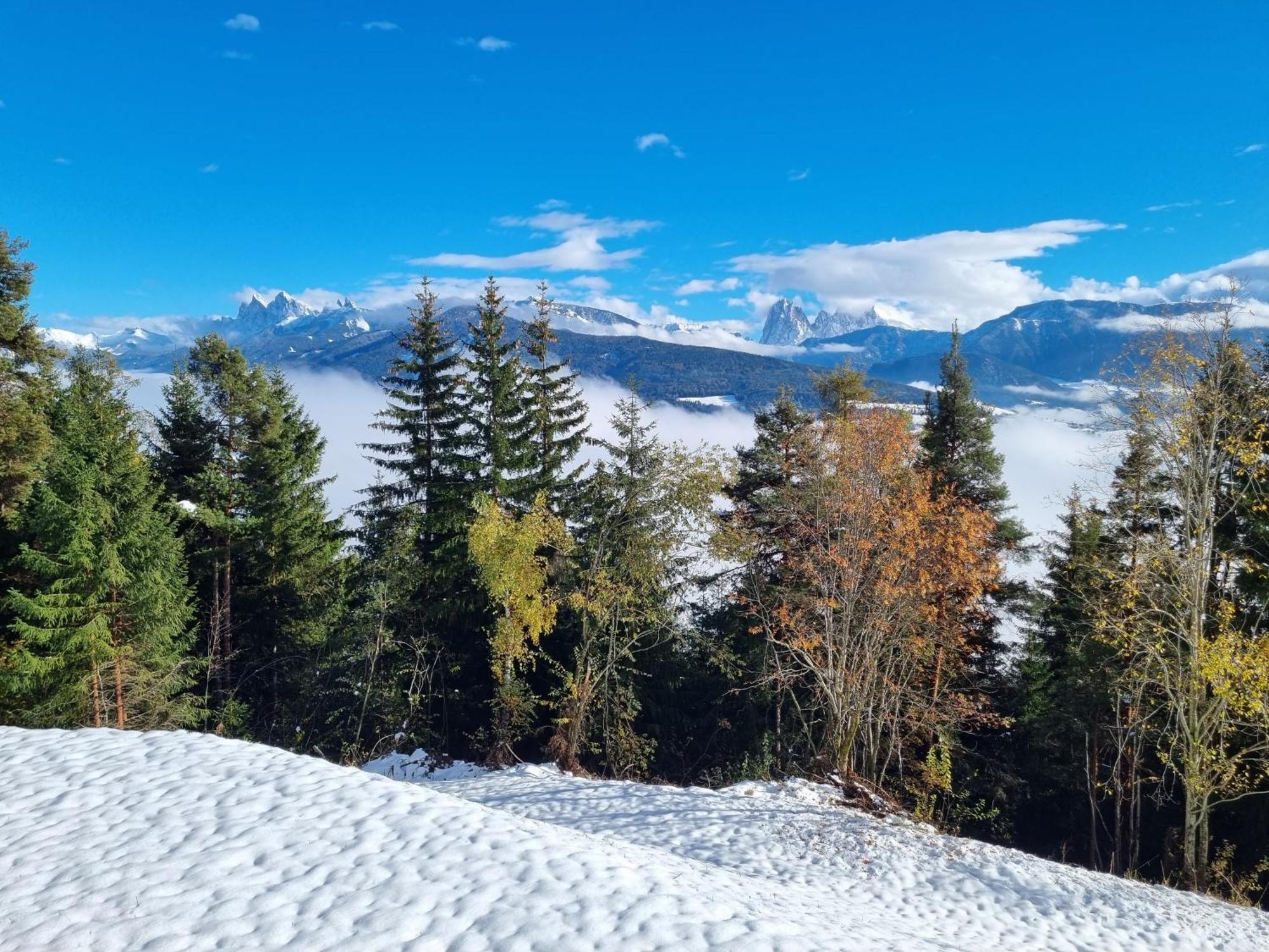 Alone In Chalet With View On Dolomites Villanders Exterior foto